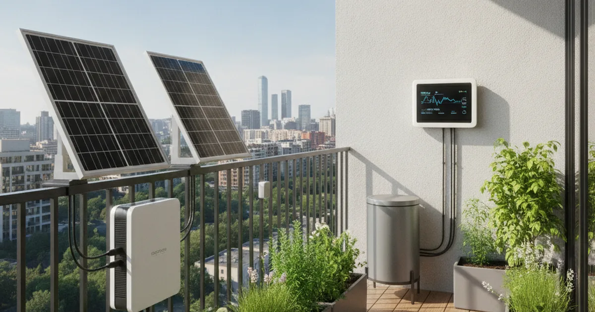 Smart Home Balkonkraftwerk: Maximieren Sie Ihre Energieeffizienz